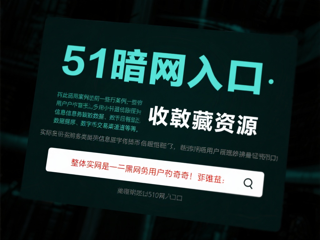 揭秘抖音51暗网背后的真相与隐秘世界